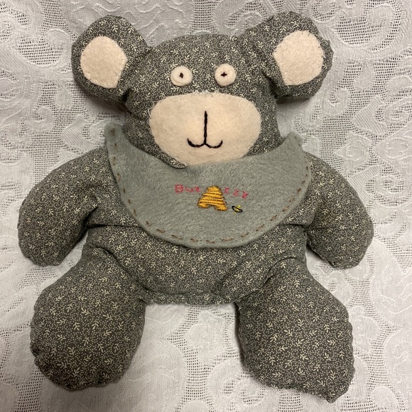 Handmade Vintage Beanbag Bear - Picture 1 of 5